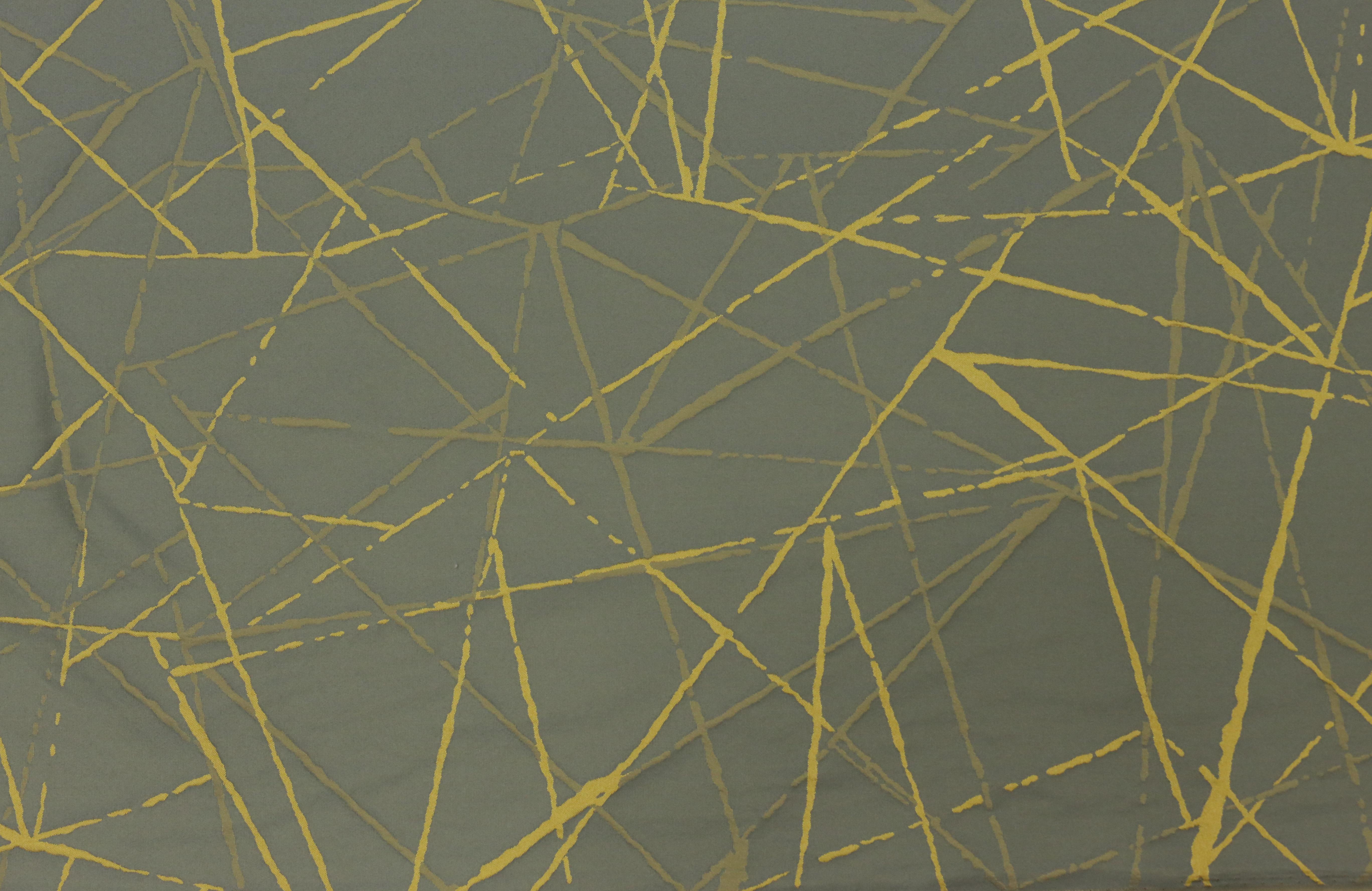 Barcelona (17) szürke/sárga geometrikus mintájú dekor 280 cm